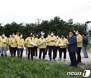 원주시의원들, 사흘 연속 피해지역 상황파악·수해복구 나서