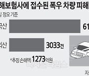 이틀 폭우에.. 삼성화재 500억 손실