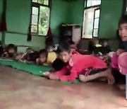 [단독] 공습 피해 교실 바닥에 숨은 미얀마 아이들..유엔, "여성·아동 범죄 크게 증가"