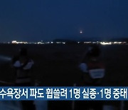 곽지해수욕장서 파도 휩쓸려 1명 실종·1명 중태