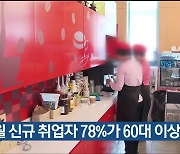 울산 7월 신규 취업자 78%가 60대 이상 고령층