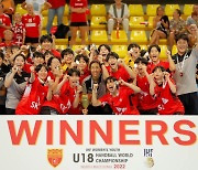 한국, 세계여자 청소년핸드볼 선수권대회 우승