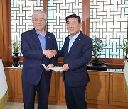 민주당 울산시당위원장, 김두겸 시장과 초당적 협력 약속