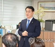 박용진 민주당 대표 후보, 전북서 1박 2일간 표심 공략