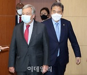 [포토] 박진 외교부장관과 UN사무총장
