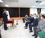 박범인 금산군수, 민선8기 첫 읍면 순방 성료