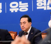 [헤럴드pic] 울먹이는 더불어민주당 박홍근 원내대표
