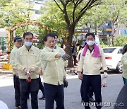 광명시의회 폭우 피해지역 복구 '구슬땀'