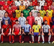 SON, 메시·네이마르·수아레스와 맨앞줄..월드컵 포스터 얼굴마담