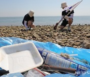[해양문화 대장정③]플로깅하며 값진 구슬땀..해양환경 보호 앞장서