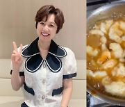 박미선, ♥이봉원 놀랄 요리실력..물 반 수제비 반