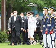 한·일 간 현안 언급 없이 미래를 위한 협력 강조.."독립 운동도 자유 확대로 발전되어야"[8·15 경축사]