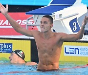 포포비치, 13년 묵은 수영 男 자유형 100m 세계기록 경신