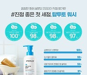 [팔레트]아토팜 '탑투토 워시', '순함' 확인..화해 설문회