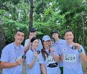 이시영, 임시완X박보검과 한 자리에..광복절 맞이 8.15km 달리기