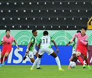 황인선호, U-20 여자 월드컵축구 2차전서 나이지리아에 0-1 패
