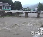 북한도 평양·평안도 등에 폭우.."밤까지 비 계속"