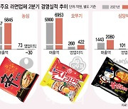 농심 '적자', 오뚜기·삼양식품 '방긋'..라면 3사 엇갈린 성적표 왜