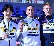 '황선우 라이벌' 포포비치, 자유형 200m에서 세계신기록
