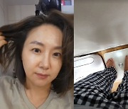 '박준형♥' 김지혜 "60kg 찍음..얼굴과 뱃살 함께 가는 건가"