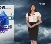 [날씨] 정체전선 남하..충남·호남·경남남해안 최대 150mm