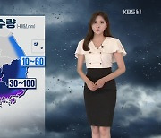 [날씨] 충남·호남·경남남해안 최대 150mm 집중호우