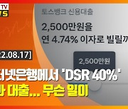 (영상)인터넷은행에서 'DSR 40%' 초과대출..무슨 일이