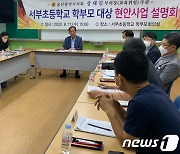 강대길 울산시의회 부의장, 서부초서 '교육여건 개선' 현안 설명회
