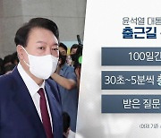 [뉴스큐] 취임 100일 기자회견, 국민 평가는?