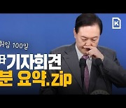 [60초 뉴스]尹 100일 기자회견 1분 요약