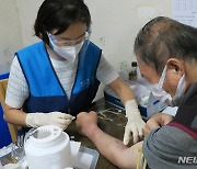 민통선마을 찾아 의료봉사 하는 '인하대-인하대병원'