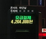아이비 측 "주차비 426만원? 전산오류.. 정상요금 결제"