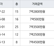 용인 죽전동 새터마을죽전힐스테이트 85㎡ 7억2800만원에 거래