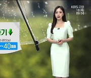 [날씨] 강원 내륙·산지 '소나기'..낮 최고 강릉 30도