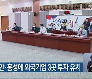 충남도, 천안·홍성에 외국기업 3곳 투자 유치