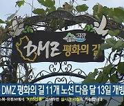 고성 등 DMZ 평화의 길 11개 노선 다음 달 13일 개방