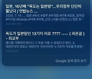 애플 시리 '독도 누구 땅' 물으니.."한국땅 아닌 13가지 이유"