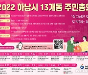 하남시, 13개동 주민총회 개최..주민자치 실현