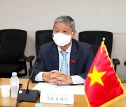 김현준 단장과 면담하는 베트남 국회 사회위 부위원장
