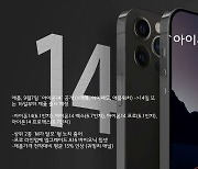 (영상) '아이폰14' 뜬다.."불황에 끄떡없다" 애플 목표가도 '쑥'