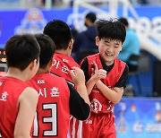 [JB포토] 2022 KBL 유소년 클럽 농구대회, SK U10 '승자의 환호'