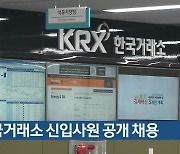 한국거래소 신입사원 공개 채용