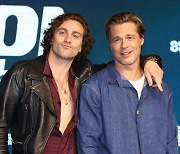 Brad Pitt and Aaron Taylor-Johnson promote 'Bullet Train' in Seoul