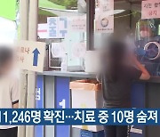 대전·세종·충남 11,246명 확진..치료 중 10명 숨져