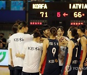 여자농구 한국 vs 라트비아 친선전 연장 끝에 2연승