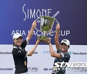 이보미-유소연, '시몬느 아시아퍼시픽 컵'단체전 우승