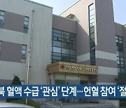 전북 혈액 수급 '관심' 단계..헌혈 참여 '절실'