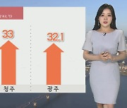 [날씨] 30도 웃도는 낮더위 계속..내일 밤부터 곳곳 비