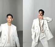 김수현, 눈부신 슈트핏..카리스마는 덤 [리포트:컷]