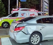 인천서 음주운전 승용차, 차량 2대 연쇄추돌..4명 부상
